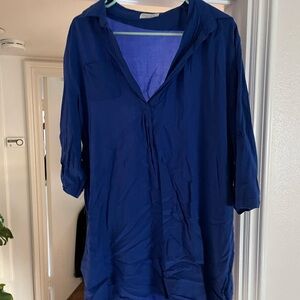 Navy Blue Tunic or Cover Up